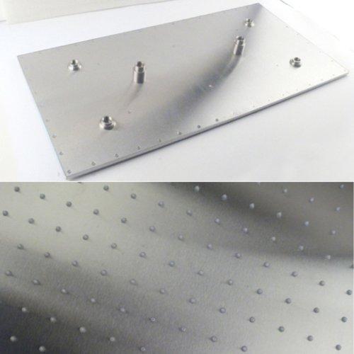 16"x31" Stainless Steel Luxury Rectangular Rain Shower Head - Image 5