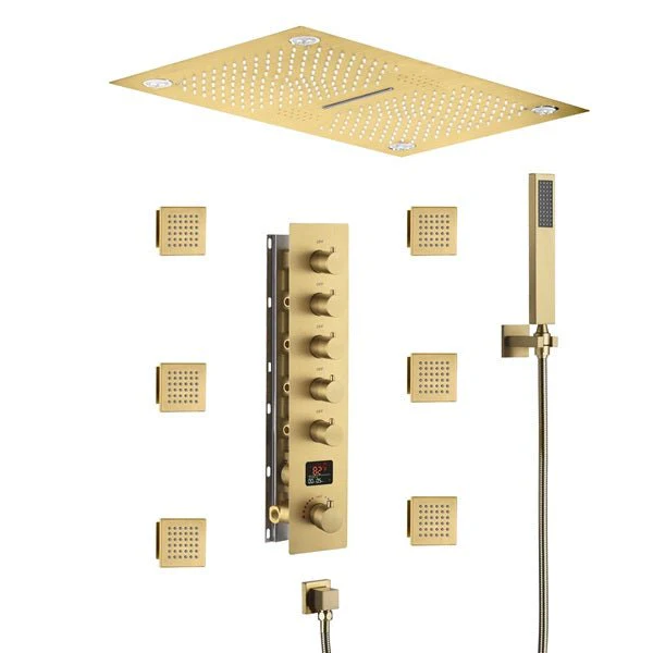 Cascada 16"x28" Matera Digital Rainfall music LED Shower System - Image 8