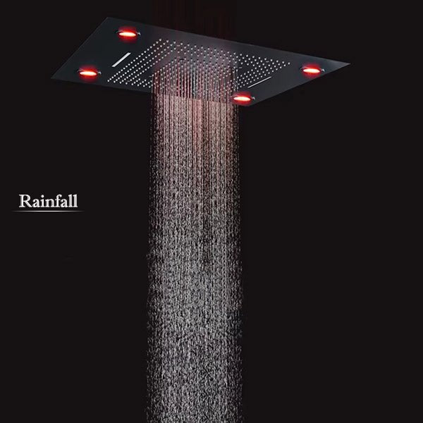 Cascada 23"x31" Rainfall Shower Head WiFi & Alexa Integration Remote LED Lights 5 Modes - Image 4