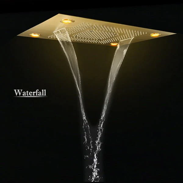 Cascada 23"x31" Rainfall Shower Head WiFi & Alexa Integration Remote LED Lights 5 Modes - Image 5