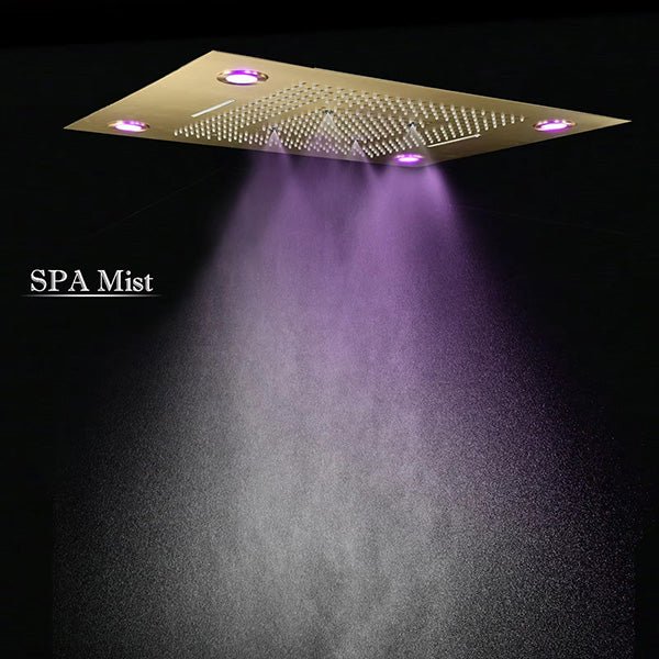 Cascada 23"x31" Rainfall Shower Head WiFi & Alexa Integration Remote LED Lights 5 Modes - Image 6