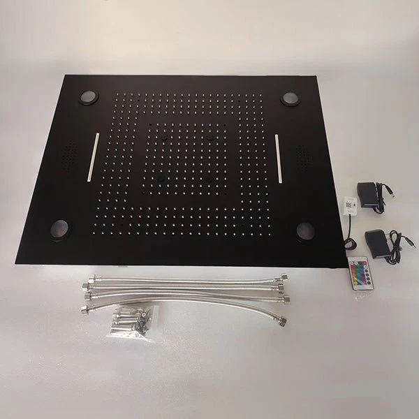 Cascada 23"x31" Recessed Bluetooth Music Shower Head with WiFi Smart LED Control 5 Modes - Image 12