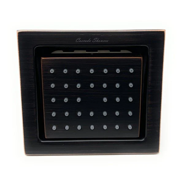 Cascada 4" Square (34-Nozzle) Body Spray Jet Shower - Image 13