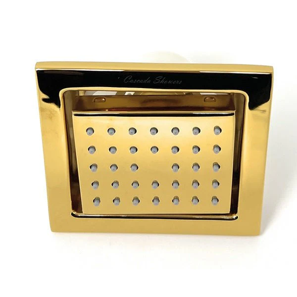 Cascada 4" Square (34-Nozzle) Body Spray Jet Shower - Image 15