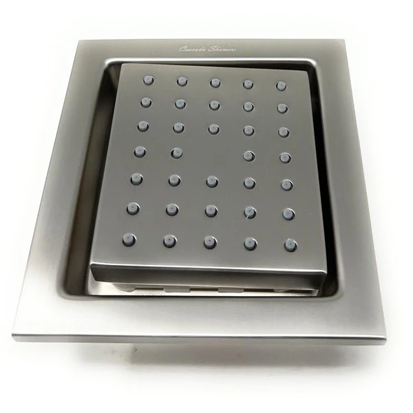 Cascada 4" Square (34-Nozzle) Body Spray Jet Shower - Image 24