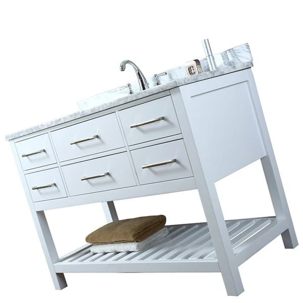 Cascada 48" Bathroom Console Vanity With Marble Top - Image 4