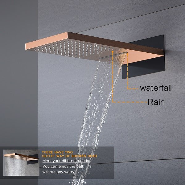 Cascada Arezzo 9”x22” Contemporary shower system - Image 6