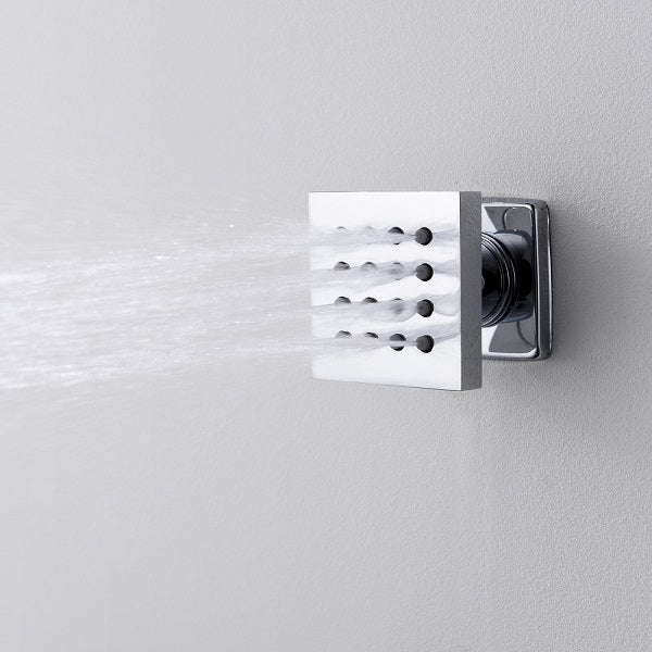 Cascada Annecy  12” Square Shower System - Polished Chrome - Image 3