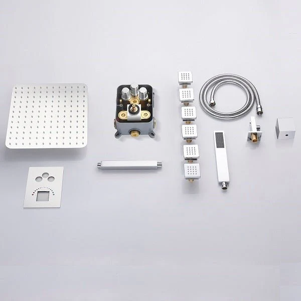 Cascada Annecy  12” Square Shower System - Polished Chrome - Image 6