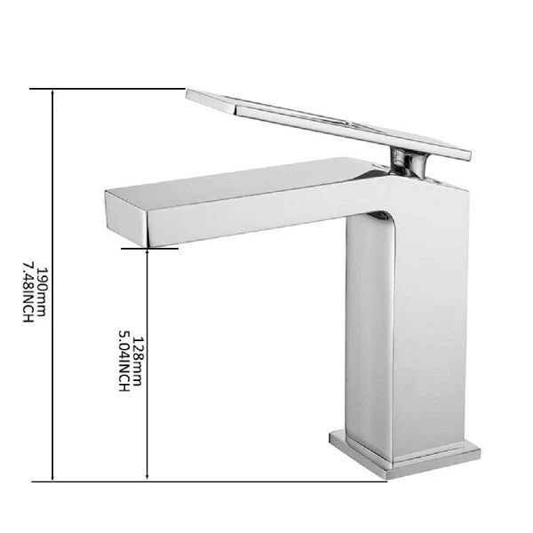Cascada Aosta Streamlined Single-Handle Faucet - Elegant Polished Chrome Finish - Image 5