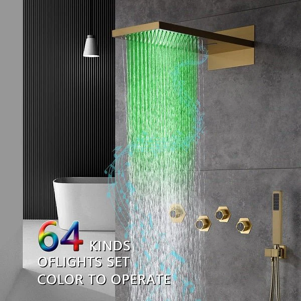 Cascada Aspen 9"x22" Music LED Shower System - Image 2
