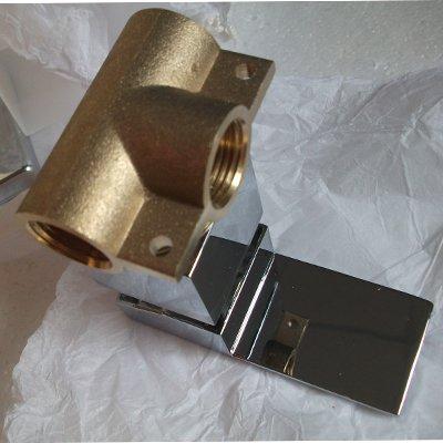 10” Rain Square Shower Set with Wall Mount Shower Arm - Image 8