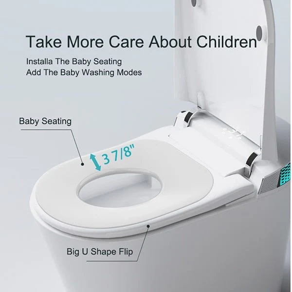 Cascada Bellagio Voice-Control Smart Toilet with Bidet, Heated Seat, UV Sterilization & Aromatherapy - Image 14