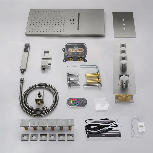 Cascada Bologna 9"x22" Bluetooth LED Digital Shower System - Image 4