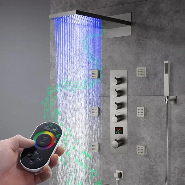 Cascada Bologna 9"x22" Bluetooth LED Digital Shower System - Image 7