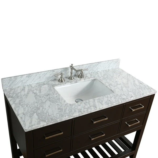 Cascada California 48" Freestanding Single Bathroom Vanity – Modern Design with Storage - Image 3