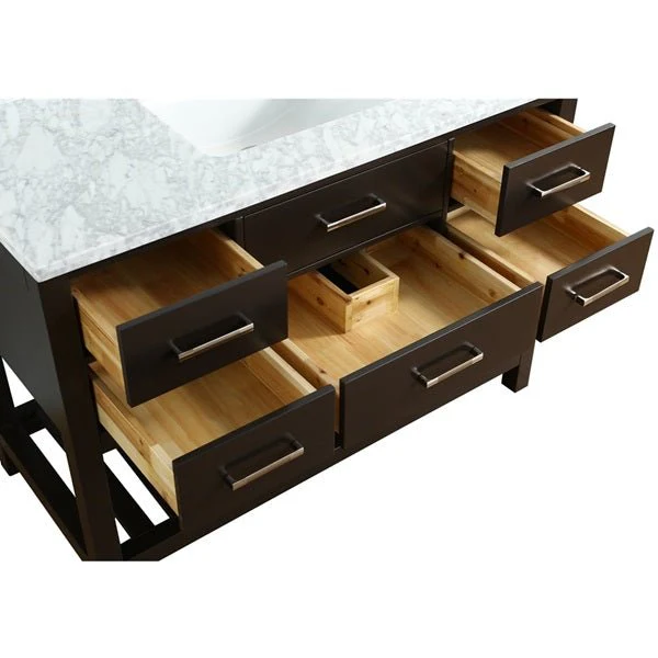 Cascada California 48" Freestanding Single Bathroom Vanity – Modern Design with Storage - Image 4