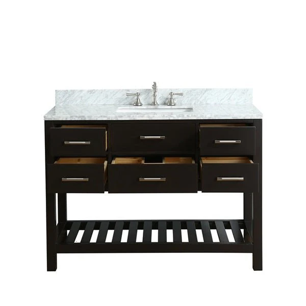 Cascada California 48" Freestanding Single Bathroom Vanity – Modern Design with Storage - Image 5