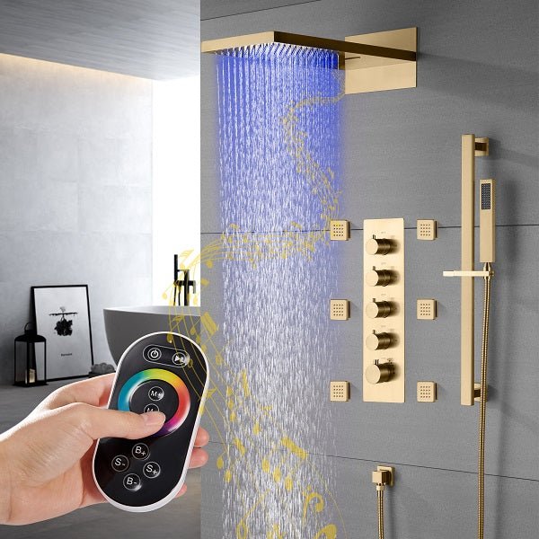 Cascada Capri 9"x22” Music LED Shower System: The Shower System of Your Dreams - Image 7