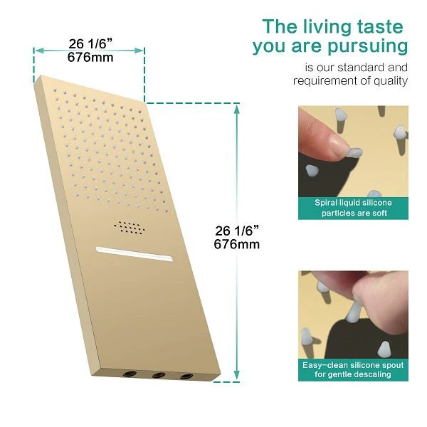 Cascada Capri 9"x22” Music LED Shower System: The Shower System of Your Dreams - Image 9