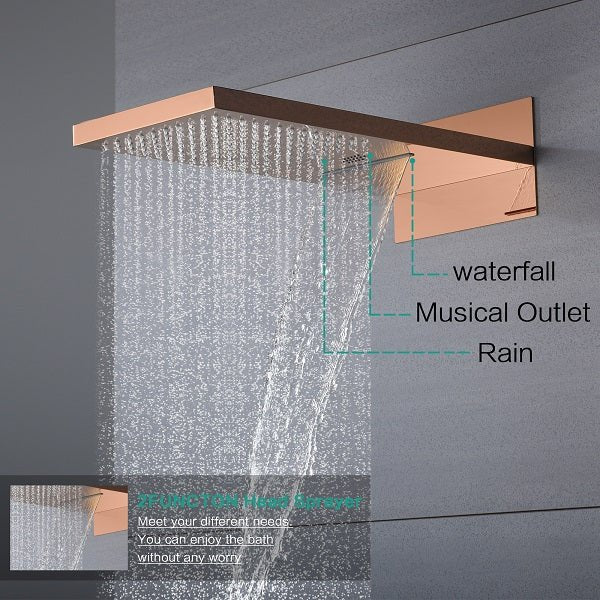 Cascada Capri 9"x22” Music LED Shower System - Image 14