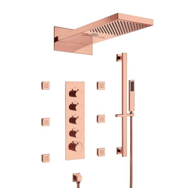 Cascada Capri 9"x22” Music LED Shower System - Image 15