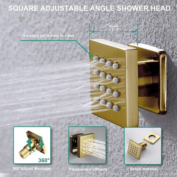 Cascada Capri 9"x22” Music LED Shower System: The Ultimate Shower Experience - Image 8