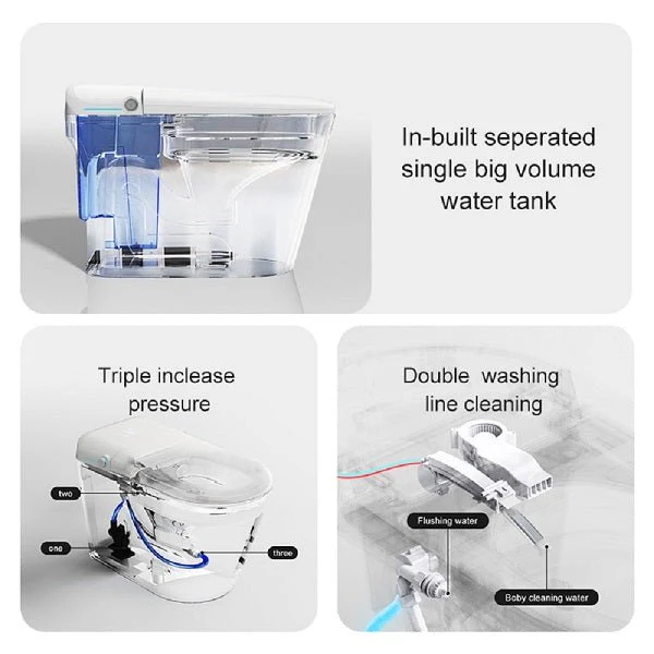 Cascada Capri Smart Toilet with Auto Open, Voice Control & Bidet Functions - Image 25