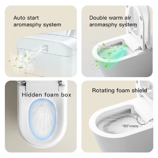 Cascada Capri Smart Toilet with Auto Open, Voice Control & Bidet Functions - Image 30