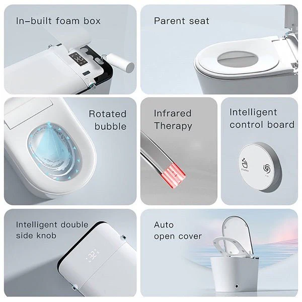 Cascada Capri Smart Toilet with Auto Open, Voice Control & Bidet Functions - Image 31