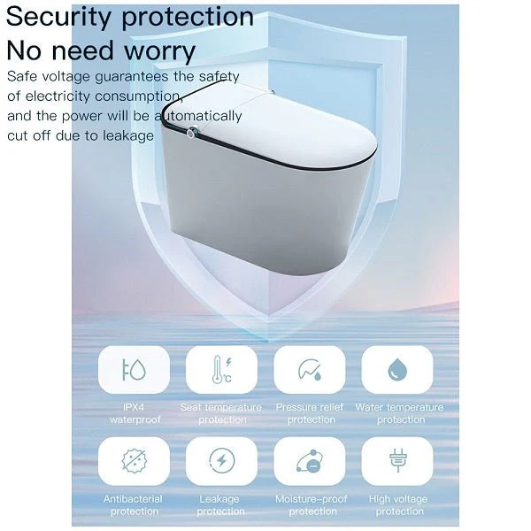 Cascada Capri Smart Toilet with Auto Open, Voice Control & Bidet Functions - Image 33