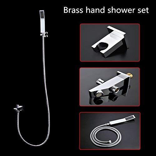 23"x31" Luxurious recessed rain & waterfall LED shower system – 5 mode - Image 7