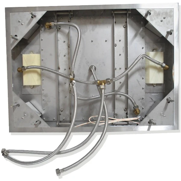 23"x31" Luxurious recessed rain & waterfall LED shower set – 4 mode - Image 9