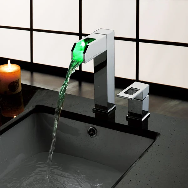 LED Waterfall Bathroom Sink Faucet - Image 4