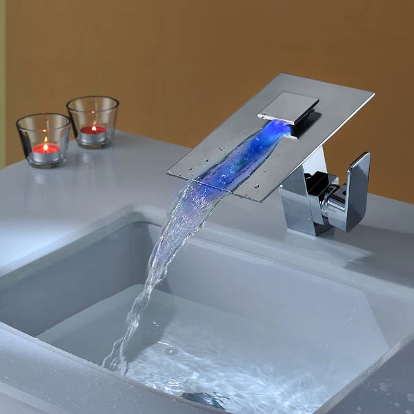 LED Waterfall Sink Faucet - Image 4