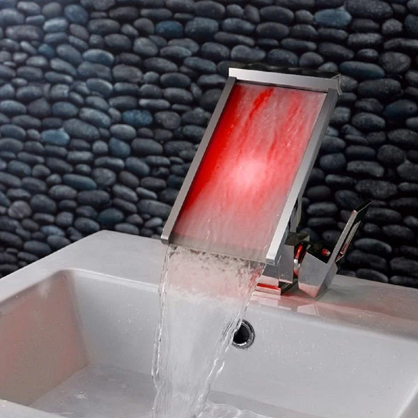LED Waterfall Sink Faucet - Image 4