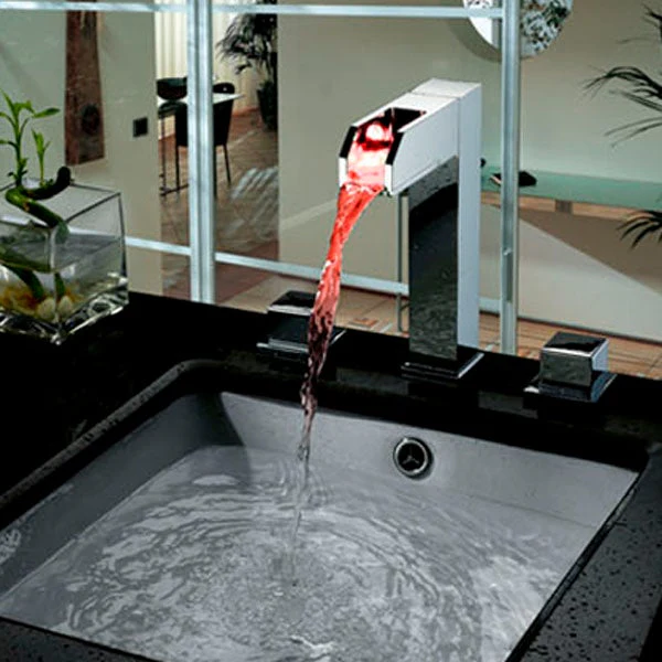 LED Waterfall Sink Faucet - Image 4