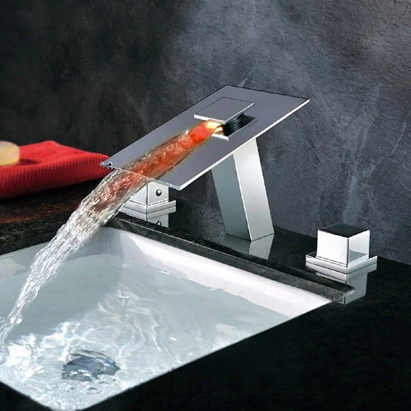 LED Waterfall Sink Faucet - Image 4