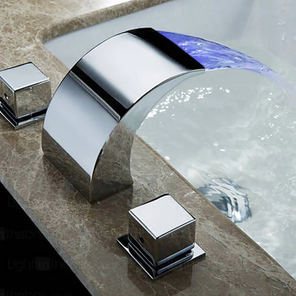 LED Waterfall Sink Faucet - Image 6