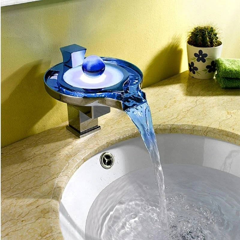 LED Waterfall Sink Faucet - Image 10
