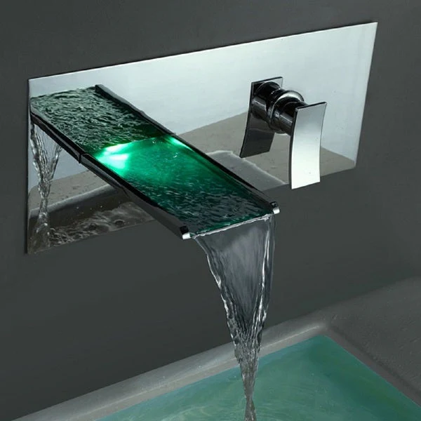 LED Waterfall Wall Mount Faucet - Image 6