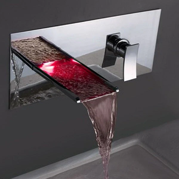 LED Waterfall Wall Mount Faucet - Image 7