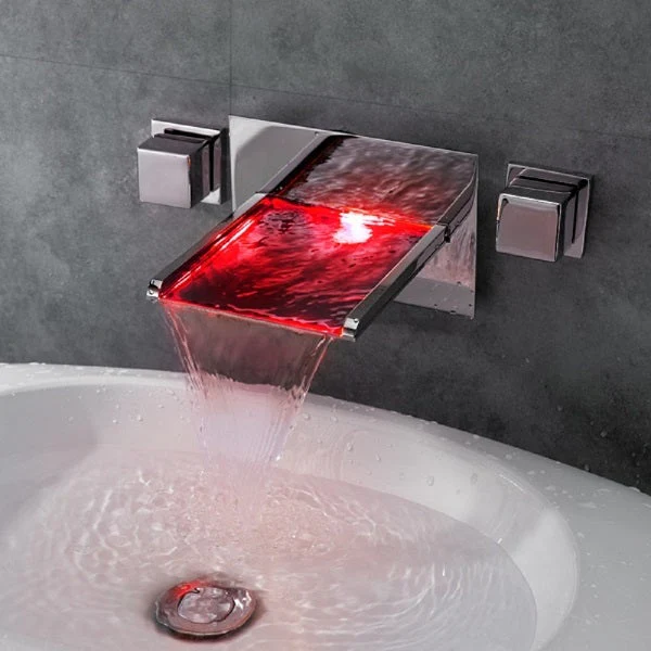 LED Waterfall Wall Mount Faucet - Image 3