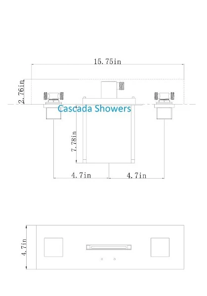 LED Waterfall Wall Mount Faucet - Image 6