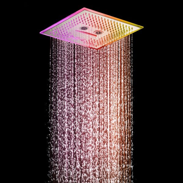 Cascada Davos 16" Brushed Nickel LED Music Shower System - Image 5