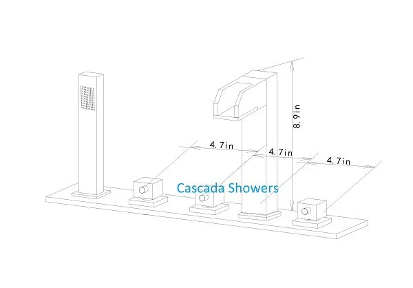 Deck Mounted Water Power LED Sink Faucet (Chrome Finish) - Image 10