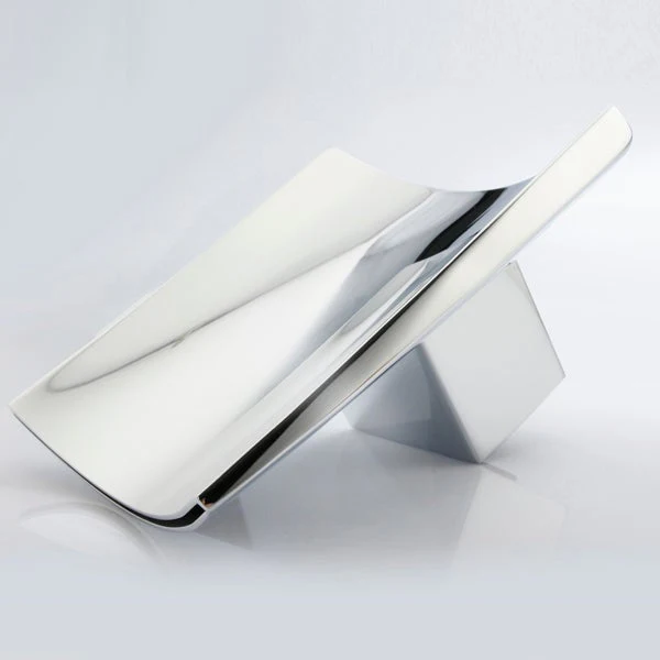 Deck Mounted Water Power Square LED Bathroom Sink Faucet - Image 8