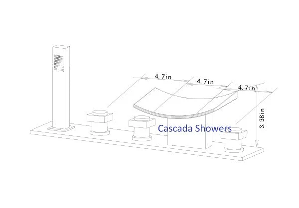LED Waterfall Sink Faucet - Image 6
