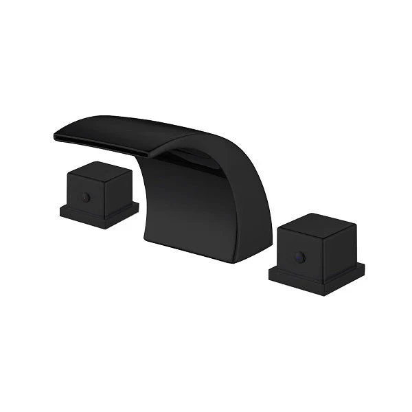 Cascada Deck Mounted Waterfall Bathroom Sink Faucet - Image 8