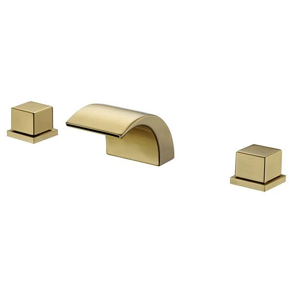 Cascada Deck Mounted Waterfall Bathroom Sink Faucet - Image 7